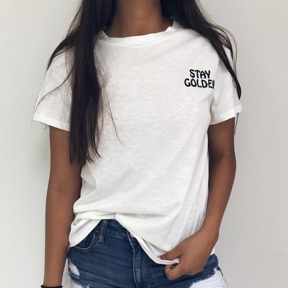felicias Tops - 🆕 Off White Stay Golden Graphic Tee